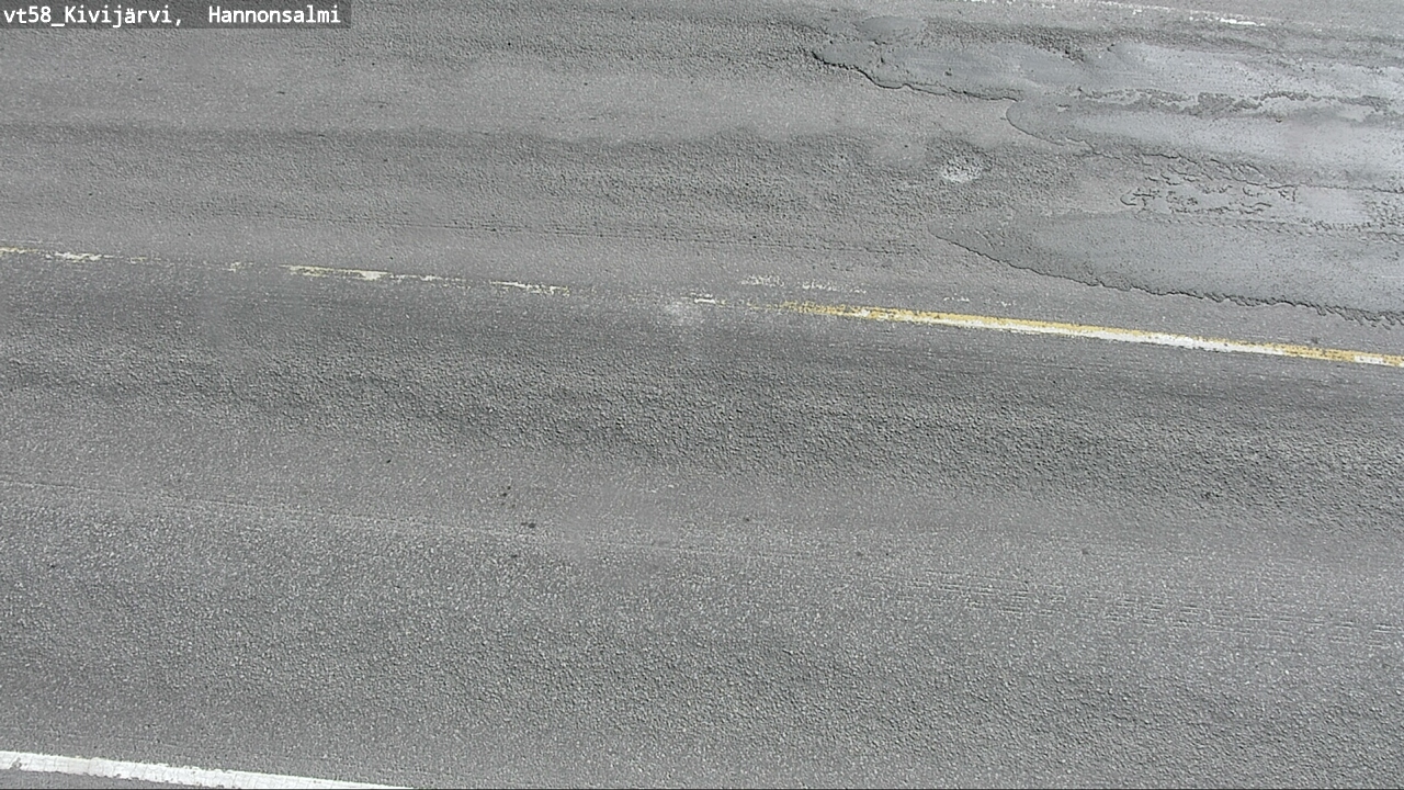 Weather Camera Image Road 58 Kivijärvi, Hannonsalmi, Kivijärvi, Keski-Suomi