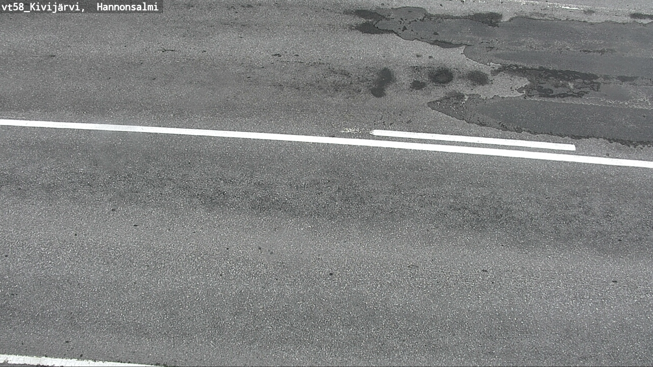 Weather Camera Image Road 58 Kivijärvi, Hannonsalmi, Kivijärvi, Keski-Suomi
