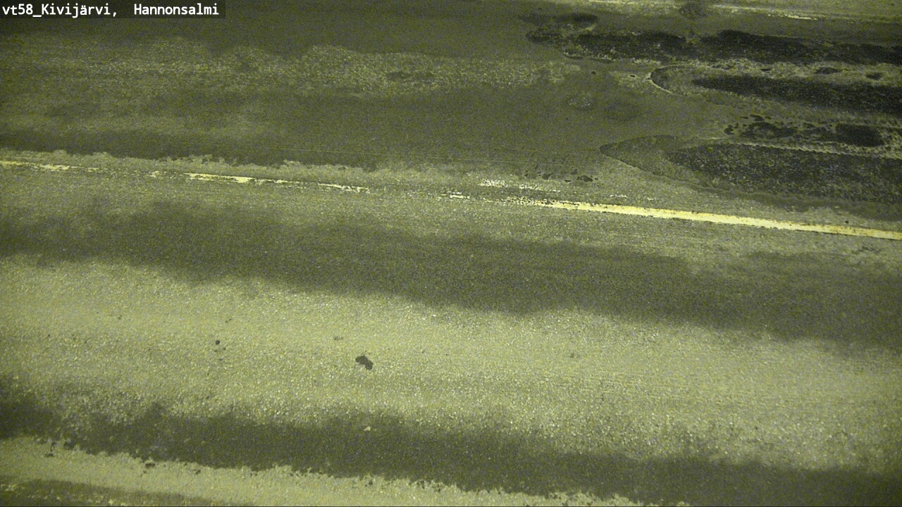 Weather Camera Image Road 58 Kivijärvi, Hannonsalmi, Kivijärvi, Keski-Suomi