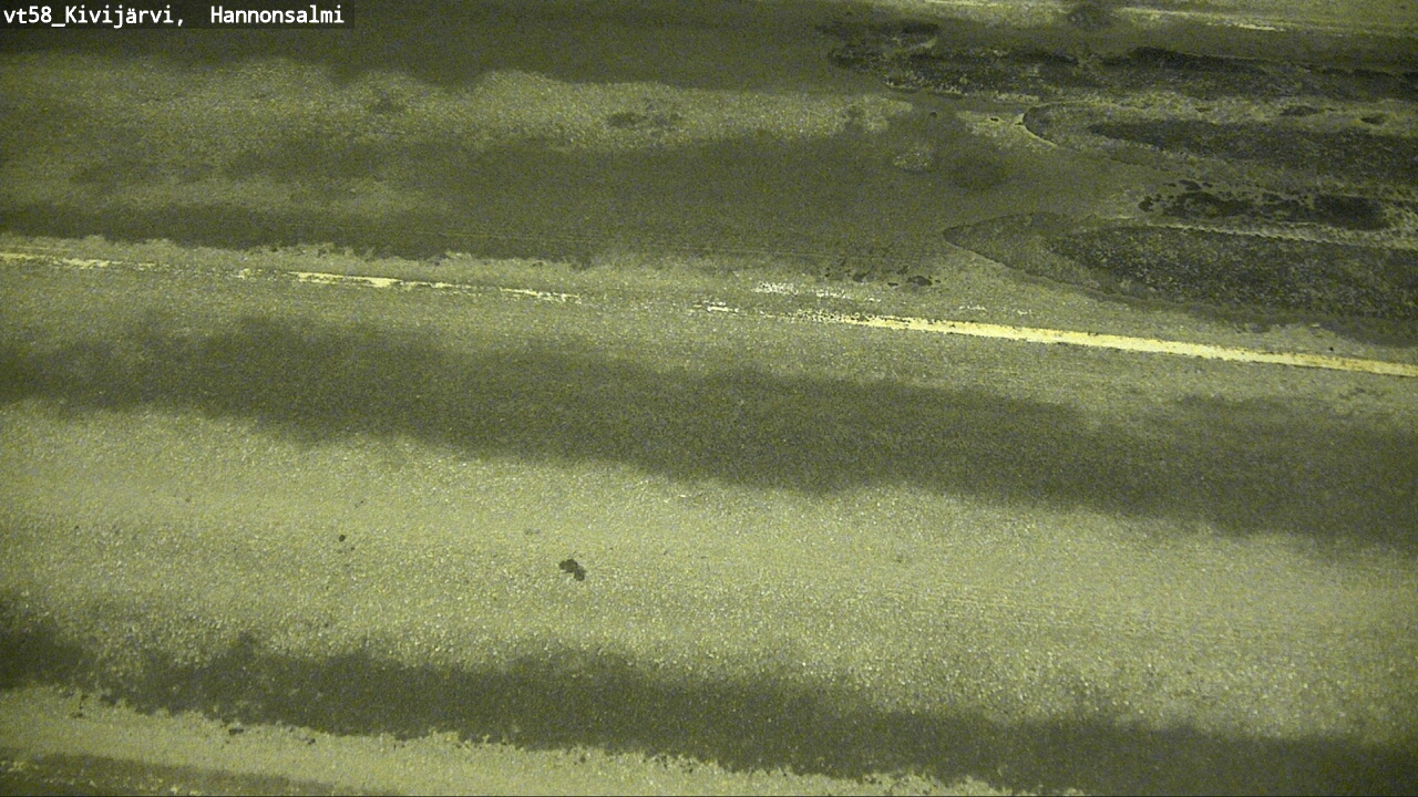 Weather Camera Image Road 58 Kivijärvi, Hannonsalmi, Kivijärvi, Keski-Suomi