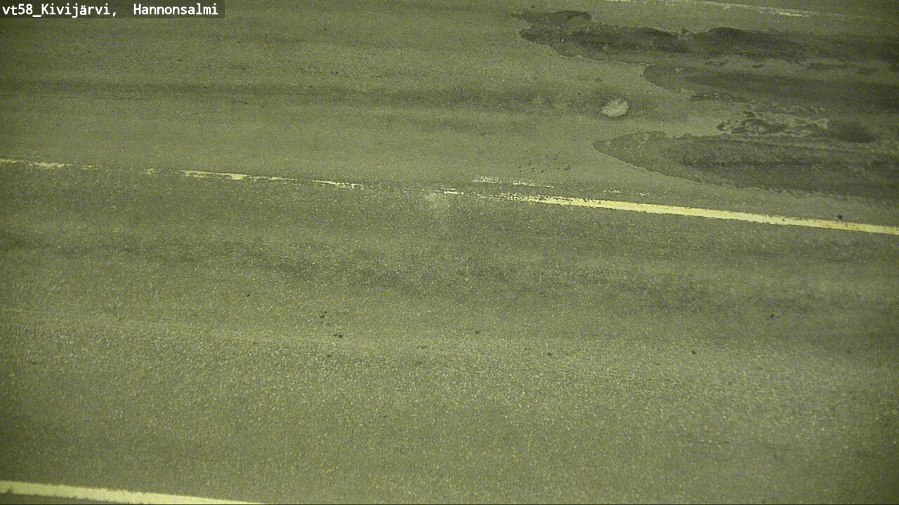Weather Camera Image Road 58 Kivijärvi, Hannonsalmi, Kivijärvi, Keski-Suomi