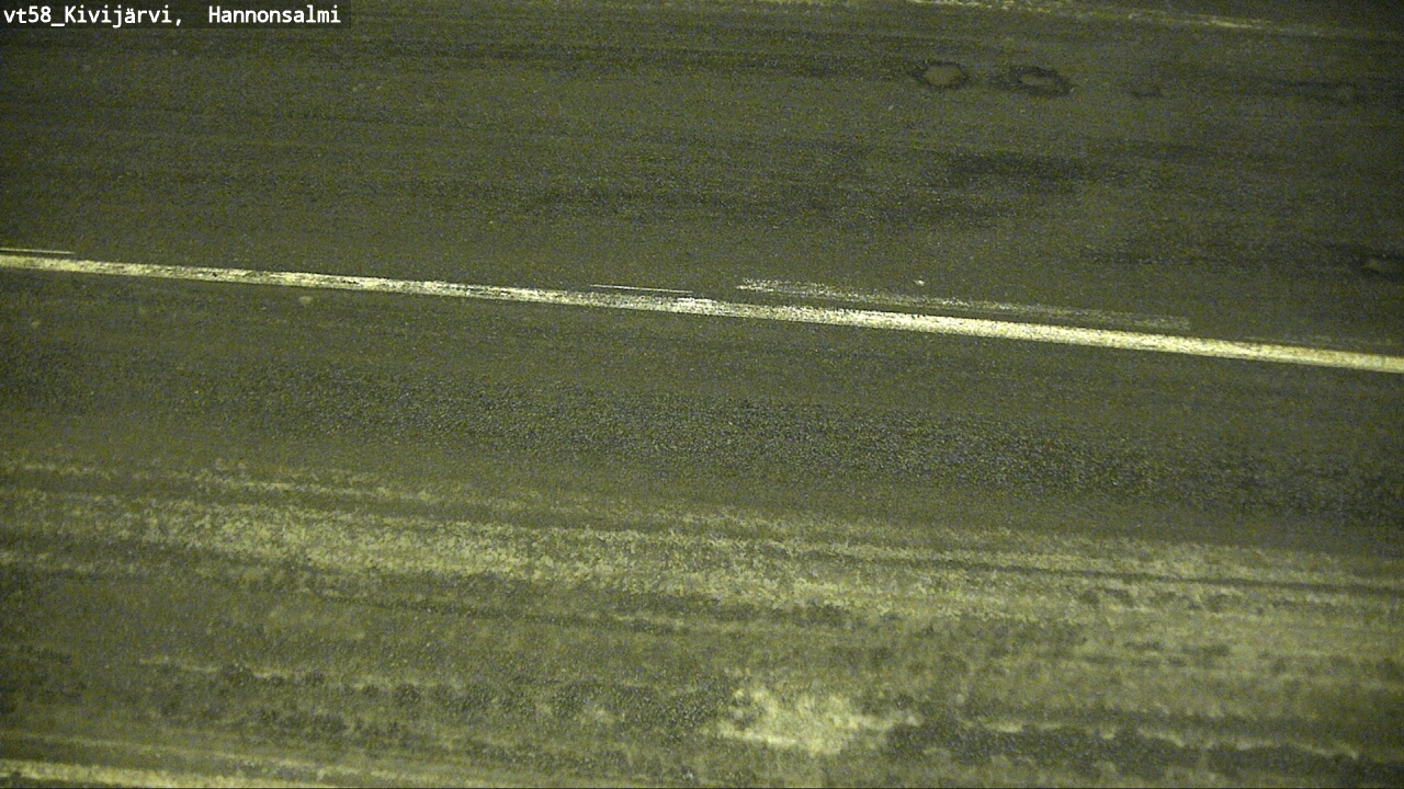 Weather Camera Image Road 58 Kivijärvi, Hannonsalmi, Kivijärvi, Keski-Suomi