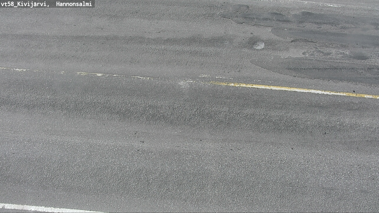 Weather Camera Image Road 58 Kivijärvi, Hannonsalmi, Kivijärvi, Keski-Suomi