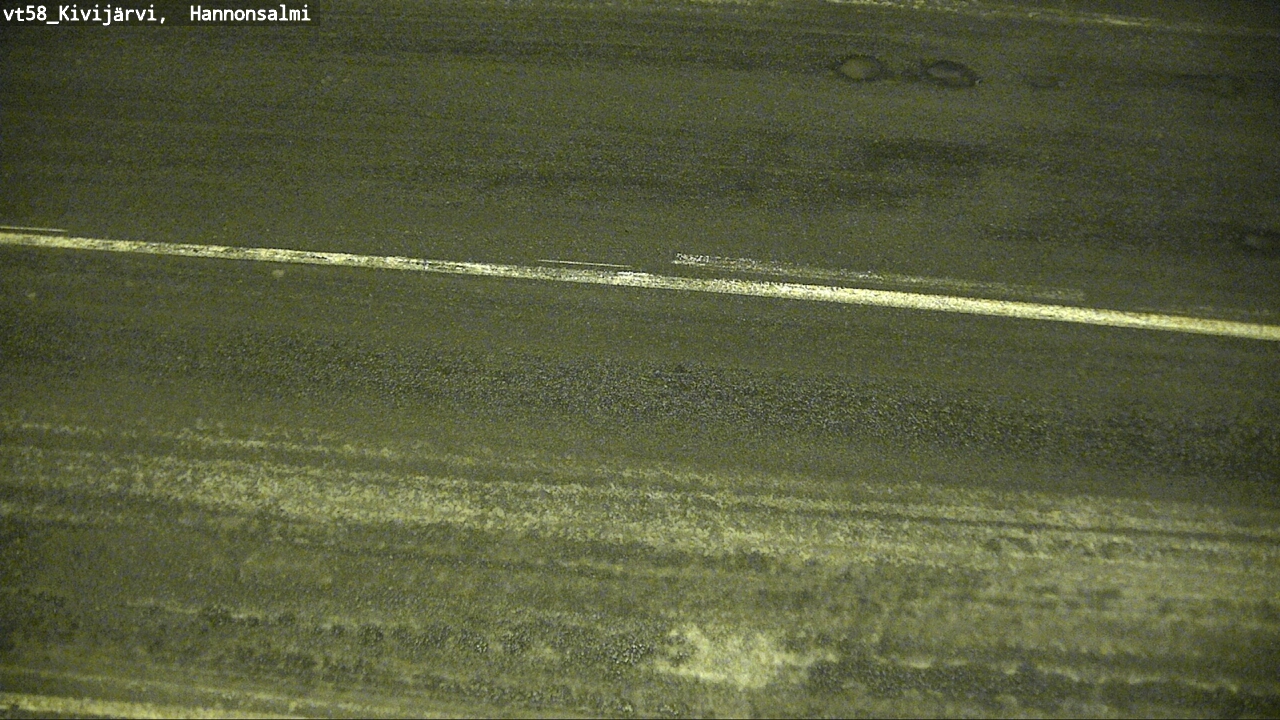 Weather Camera Image Road 58 Kivijärvi, Hannonsalmi, Kivijärvi, Keski-Suomi