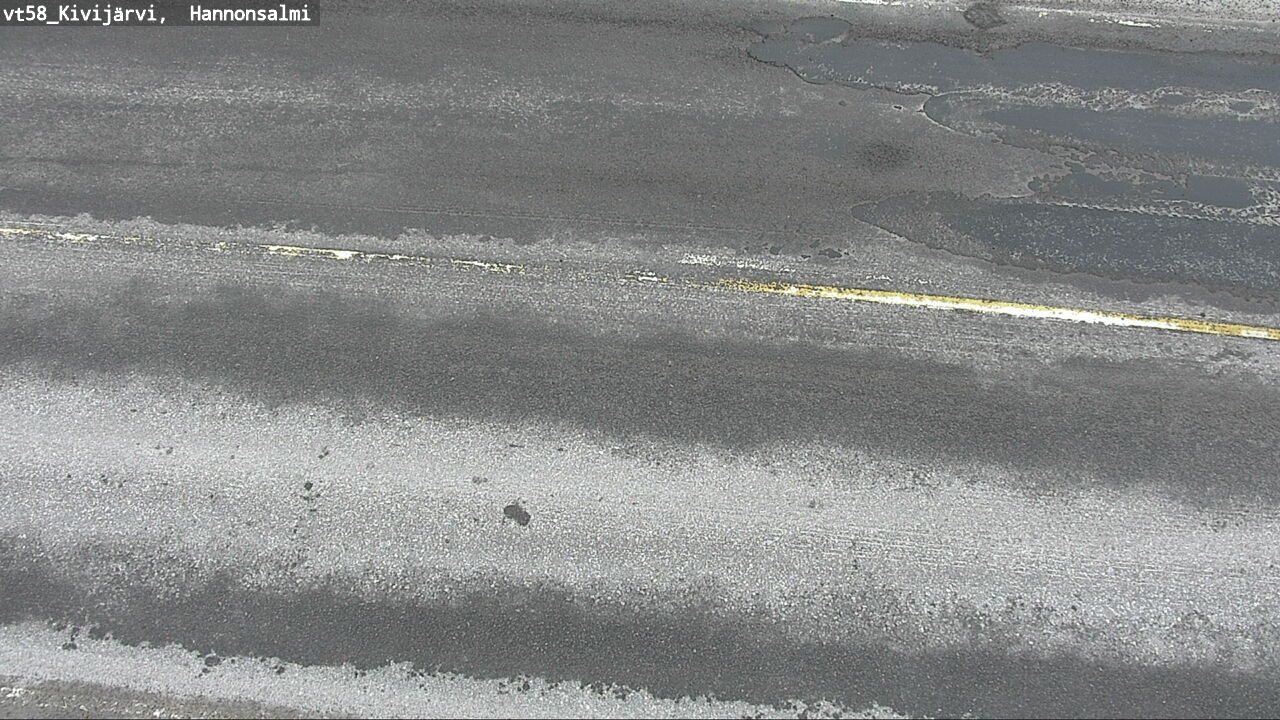 Weather Camera Image Road 58 Kivijärvi, Hannonsalmi, Kivijärvi, Keski-Suomi