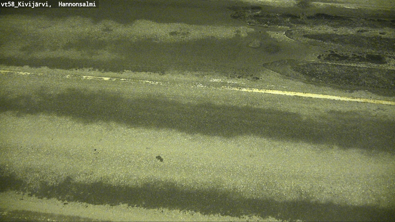 Weather Camera Image Road 58 Kivijärvi, Hannonsalmi, Kivijärvi, Keski-Suomi