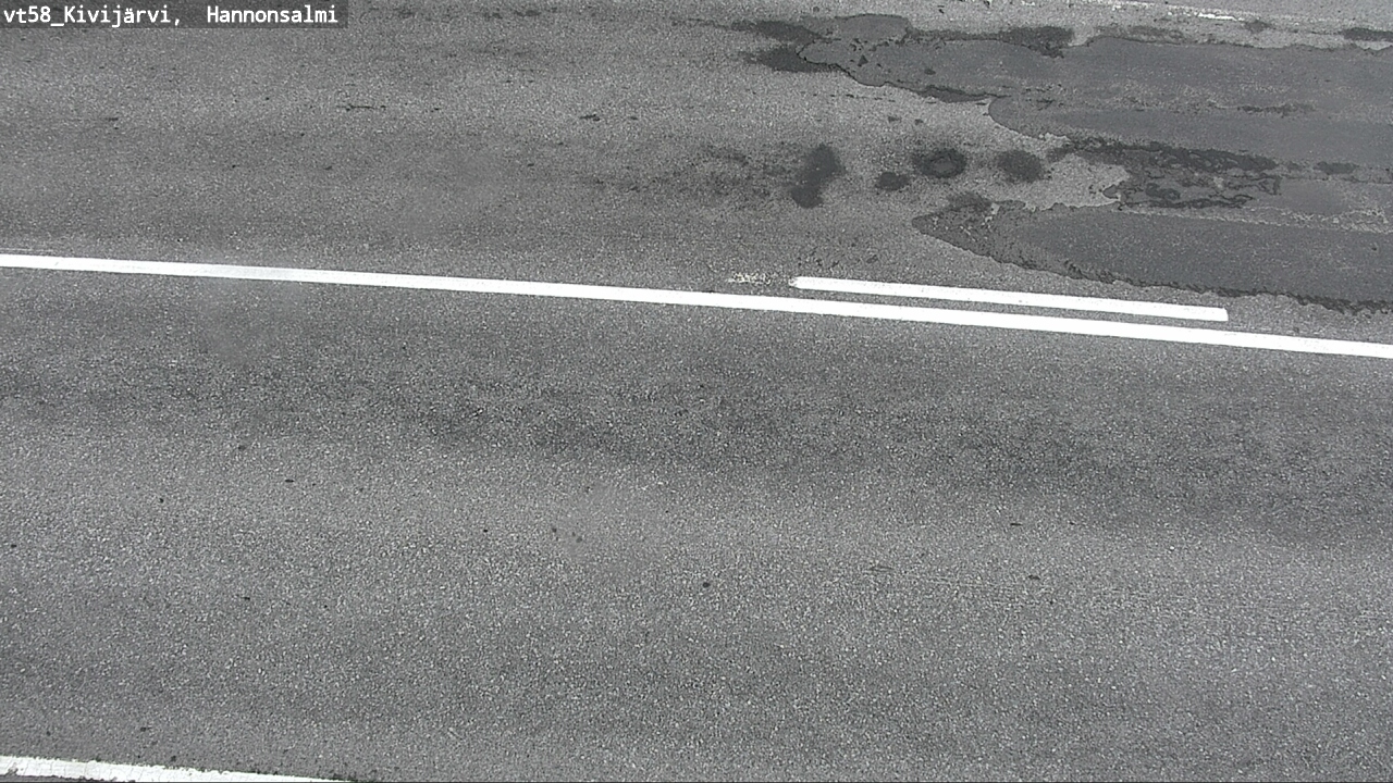 Weather Camera Image Road 58 Kivijärvi, Hannonsalmi, Kivijärvi, Keski-Suomi