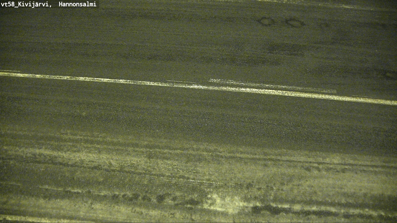 Weather Camera Image Road 58 Kivijärvi, Hannonsalmi, Kivijärvi, Keski-Suomi