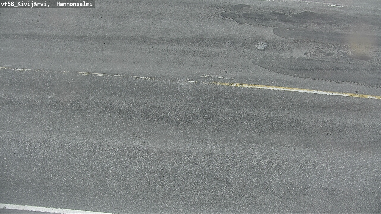 Weather Camera Image Road 58 Kivijärvi, Hannonsalmi, Kivijärvi, Keski-Suomi