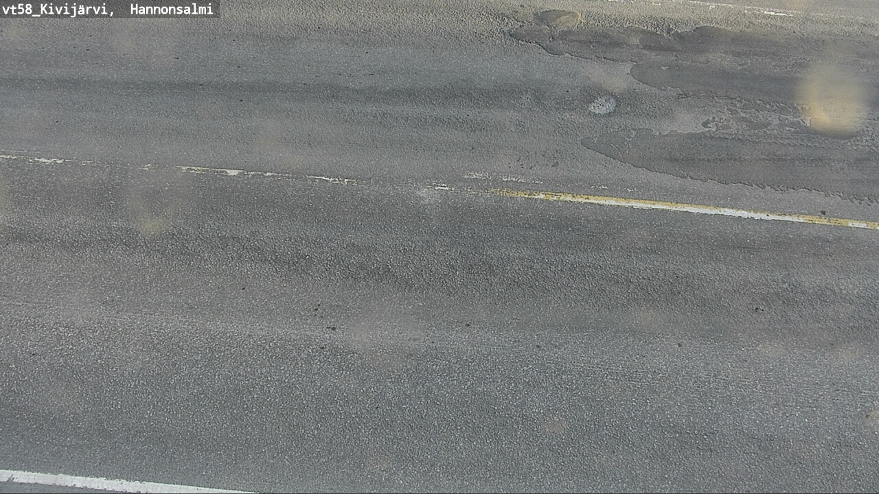 Weather Camera Image Road 58 Kivijärvi, Hannonsalmi, Kivijärvi, Keski-Suomi