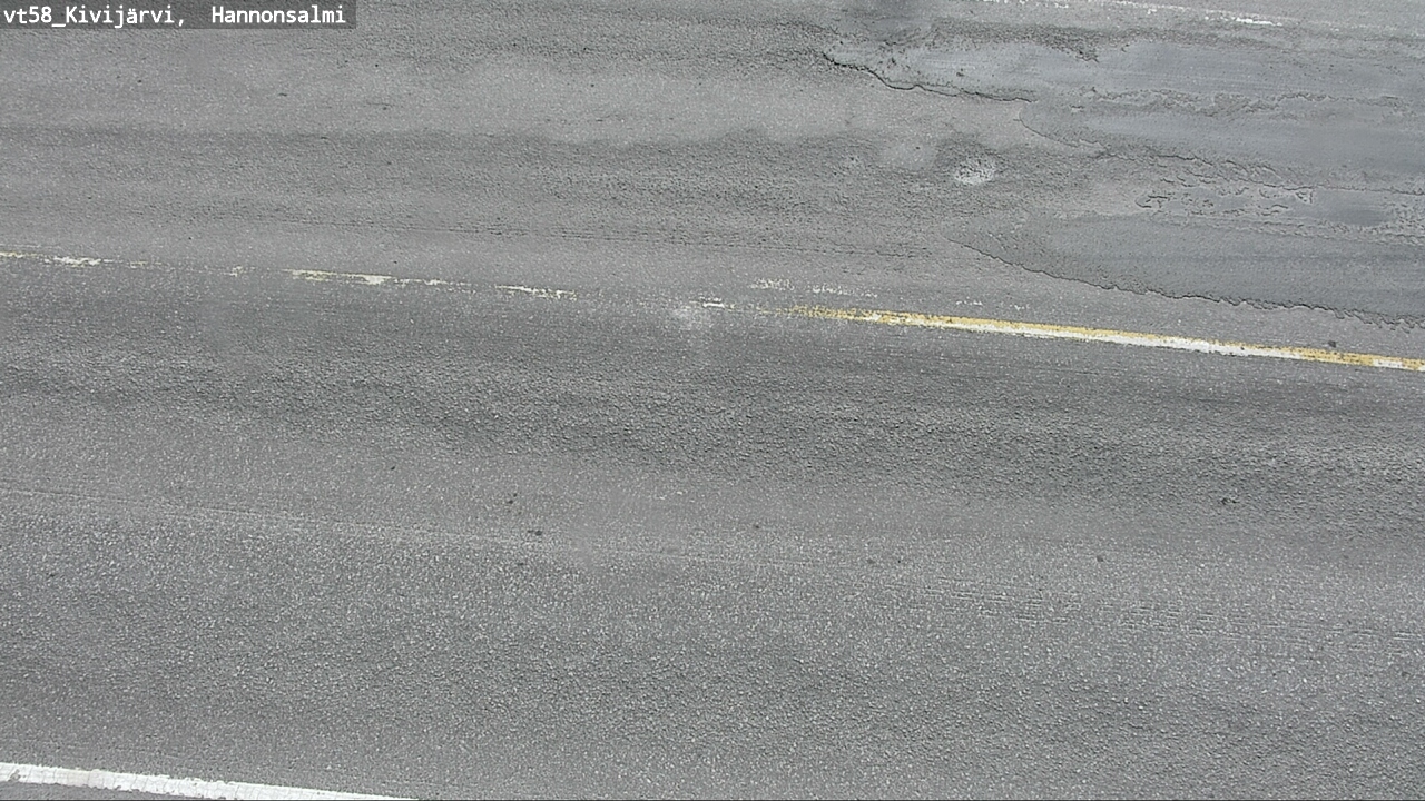 Weather Camera Image Road 58 Kivijärvi, Hannonsalmi, Kivijärvi, Keski-Suomi