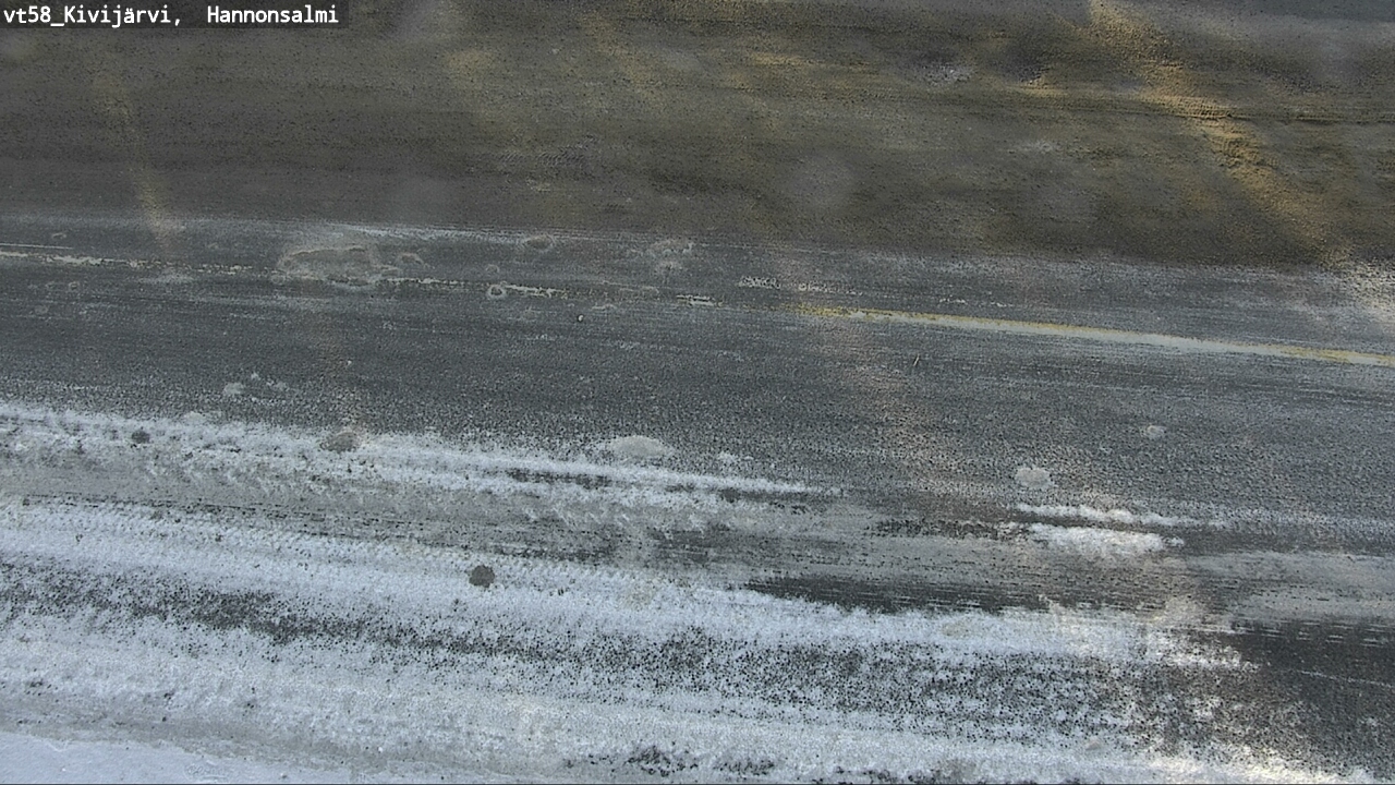 Weather Camera Image Road 58 Kivijärvi, Hannonsalmi, Kivijärvi, Keski-Suomi