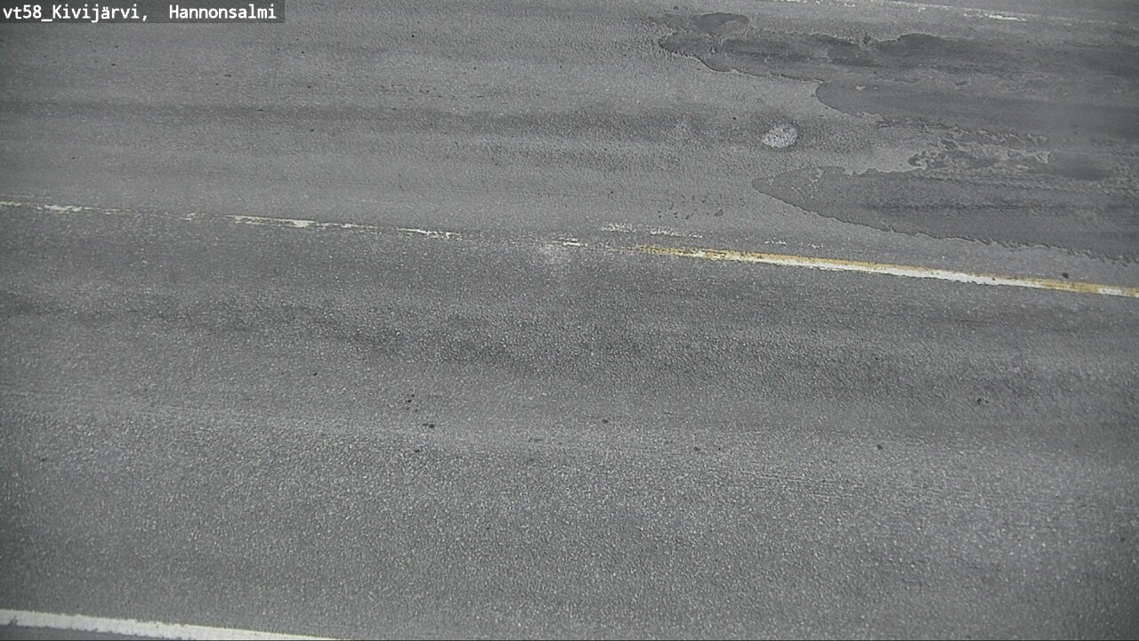 Weather Camera Image Road 58 Kivijärvi, Hannonsalmi, Kivijärvi, Keski-Suomi