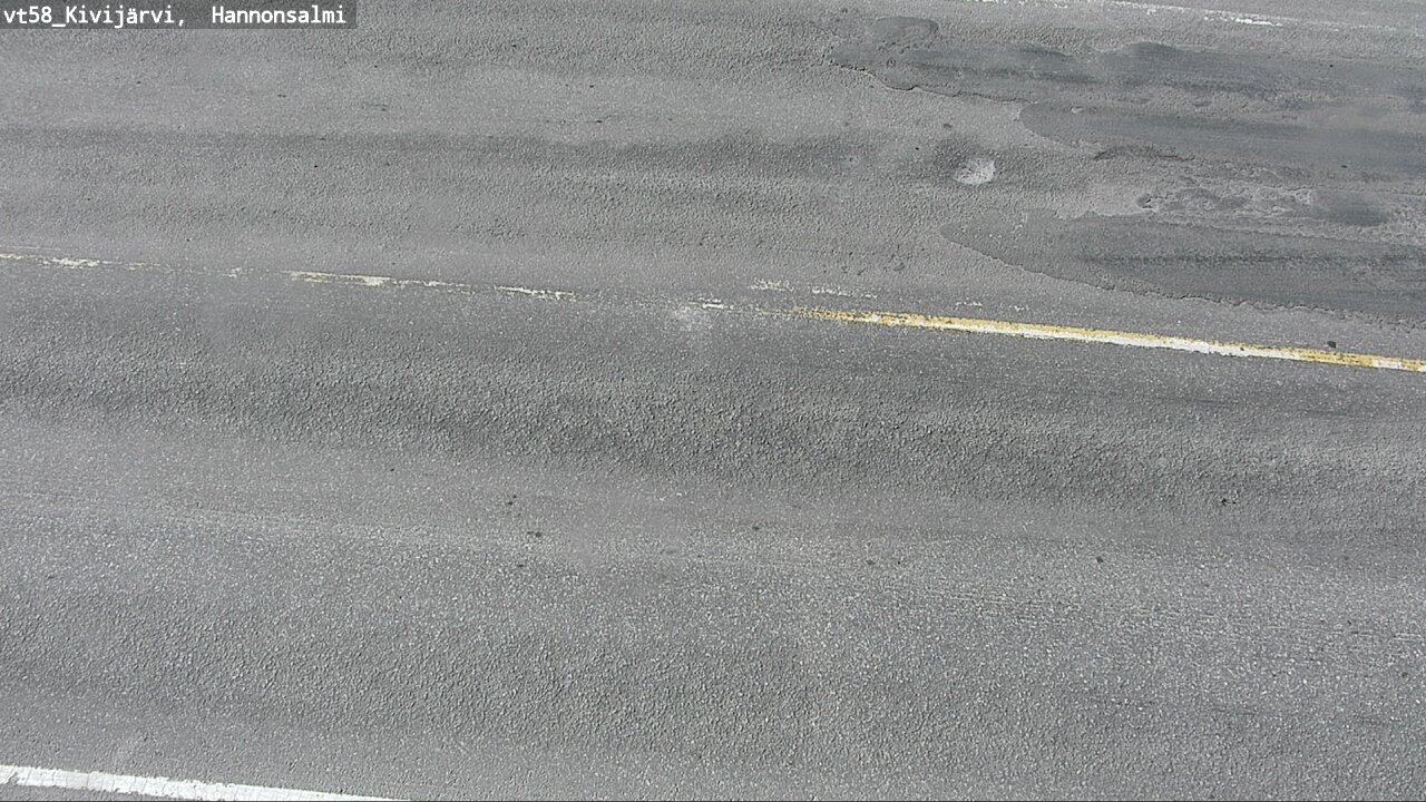 Weather Camera Image Road 58 Kivijärvi, Hannonsalmi, Kivijärvi, Keski-Suomi