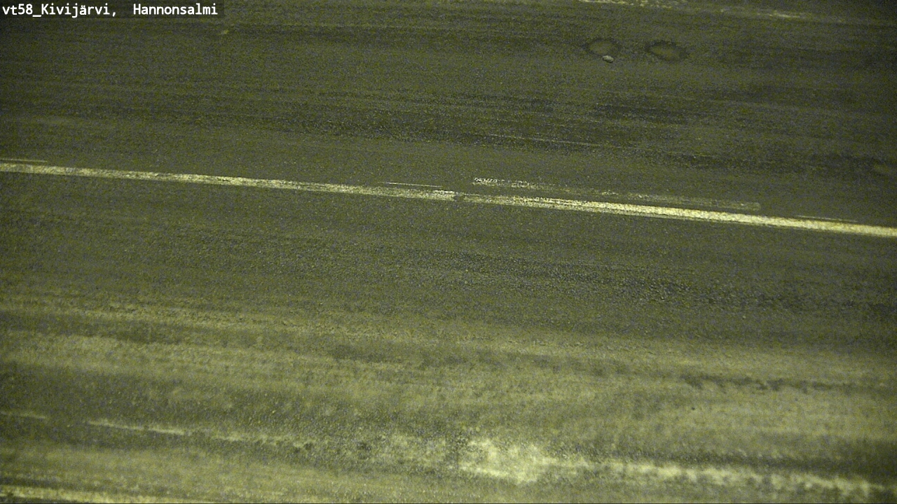 Weather Camera Image Road 58 Kivijärvi, Hannonsalmi, Kivijärvi, Keski-Suomi