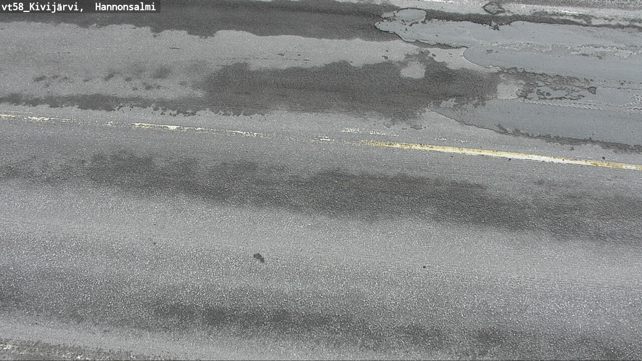 Weather Camera Image Road 58 Kivijärvi, Hannonsalmi, Kivijärvi, Keski-Suomi