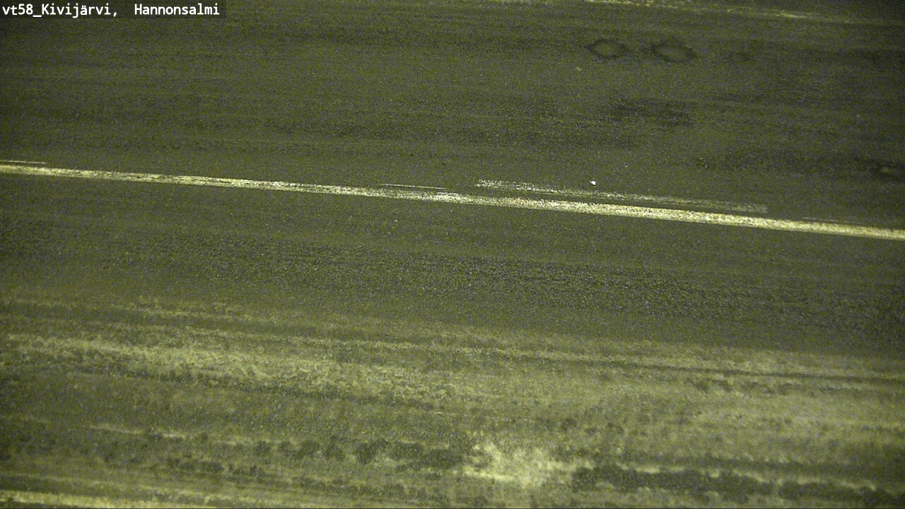 Weather Camera Image Road 58 Kivijärvi, Hannonsalmi, Kivijärvi, Keski-Suomi