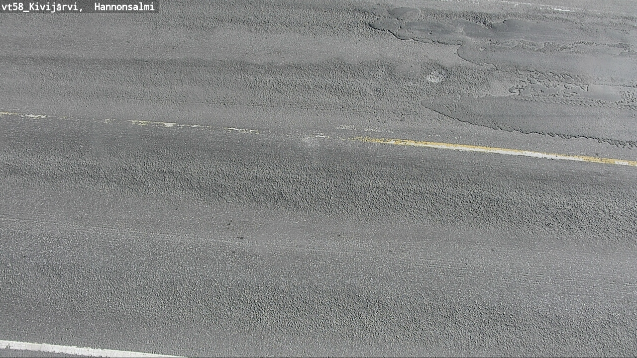Weather Camera Image Road 58 Kivijärvi, Hannonsalmi, Kivijärvi, Keski-Suomi