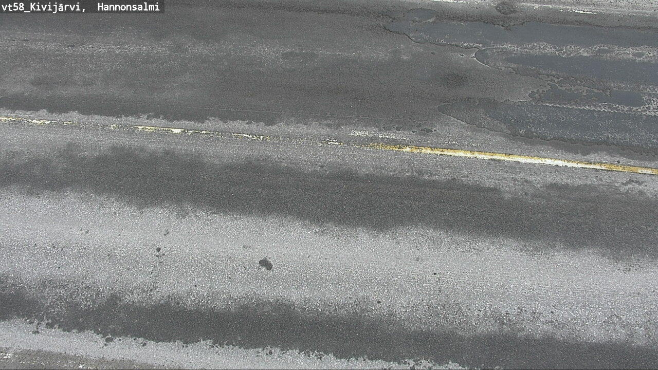 Weather Camera Image Road 58 Kivijärvi, Hannonsalmi, Kivijärvi, Keski-Suomi