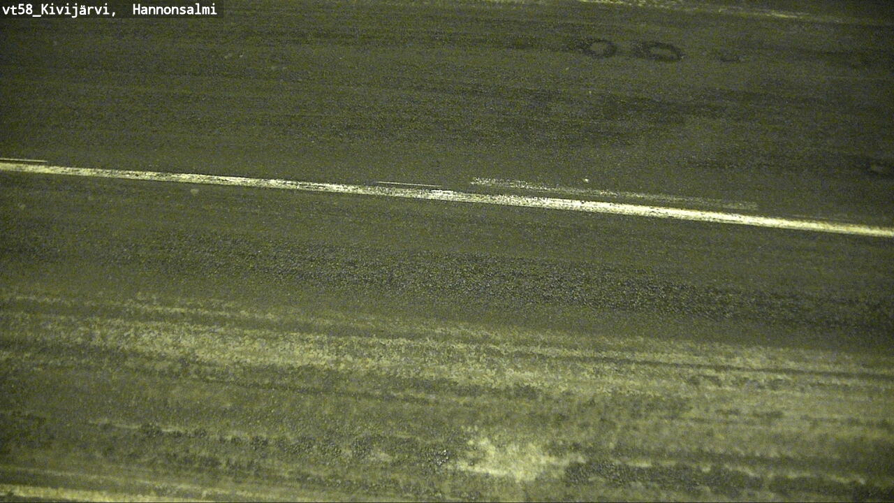 Weather Camera Image Road 58 Kivijärvi, Hannonsalmi, Kivijärvi, Keski-Suomi