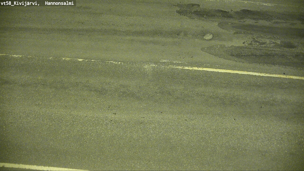 Weather Camera Image Road 58 Kivijärvi, Hannonsalmi, Kivijärvi, Keski-Suomi