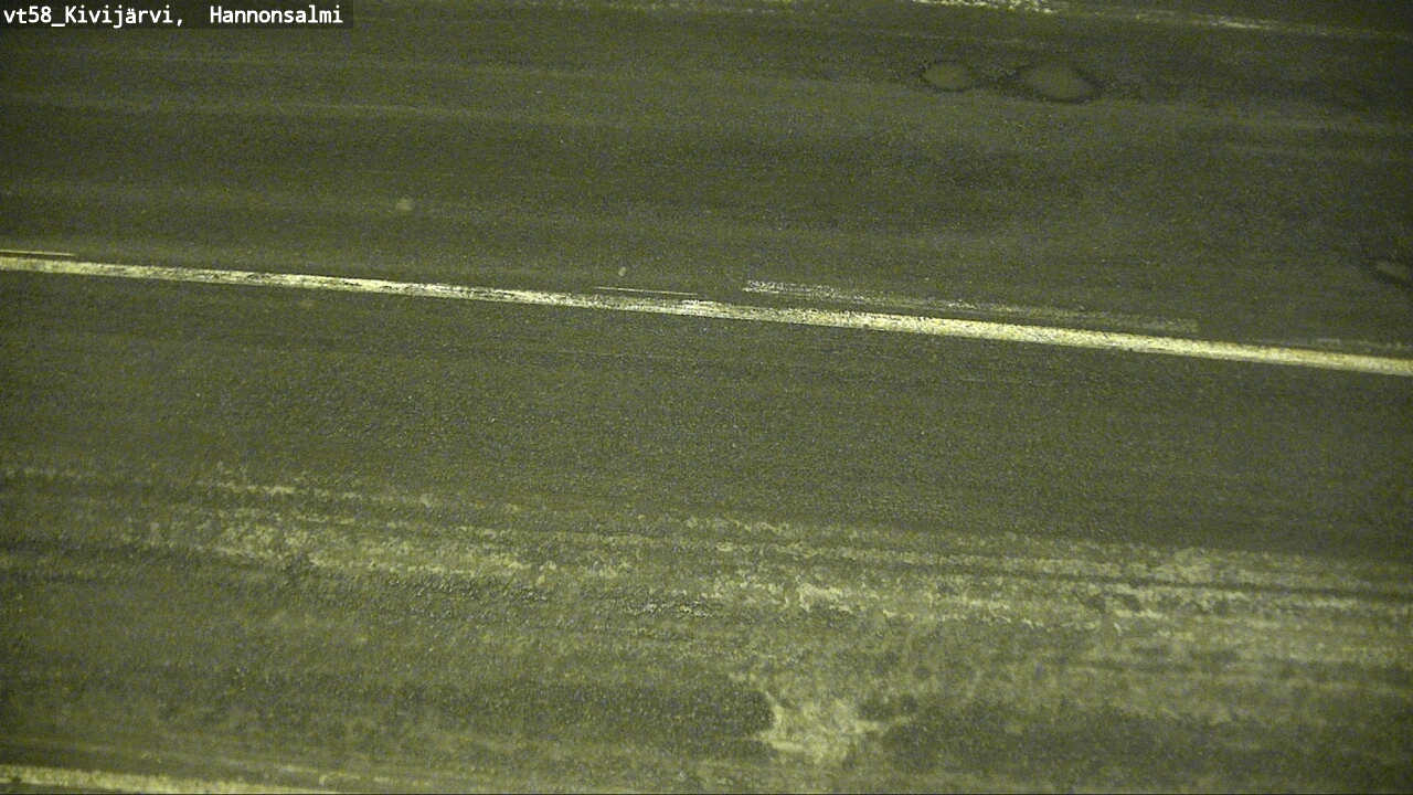 Weather Camera Image Road 58 Kivijärvi, Hannonsalmi, Kivijärvi, Keski-Suomi