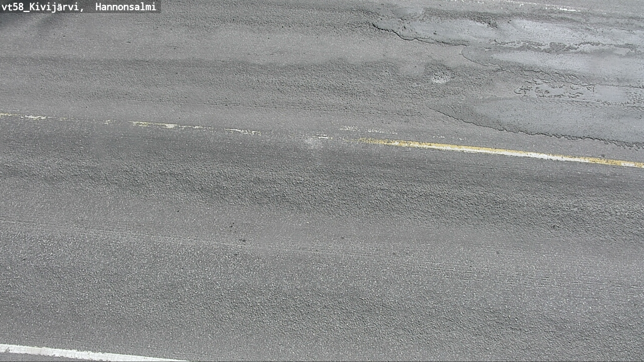 Weather Camera Image Road 58 Kivijärvi, Hannonsalmi, Kivijärvi, Keski-Suomi
