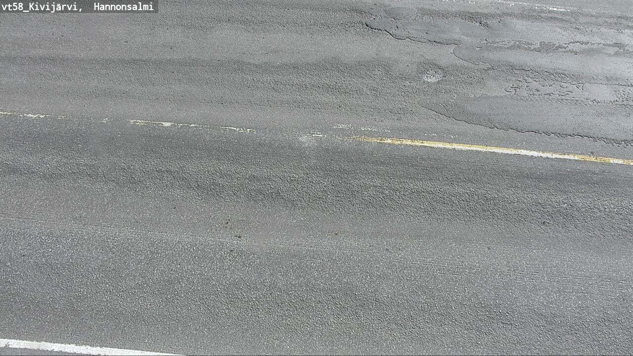 Weather Camera Image Road 58 Kivijärvi, Hannonsalmi, Kivijärvi, Keski-Suomi
