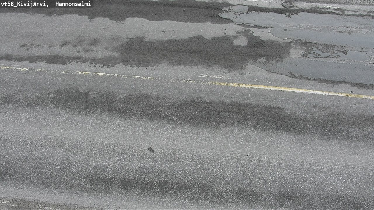 Weather Camera Image Road 58 Kivijärvi, Hannonsalmi, Kivijärvi, Keski-Suomi