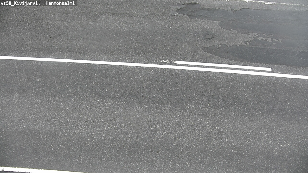 Weather Camera Image Road 58 Kivijärvi, Hannonsalmi, Kivijärvi, Keski-Suomi