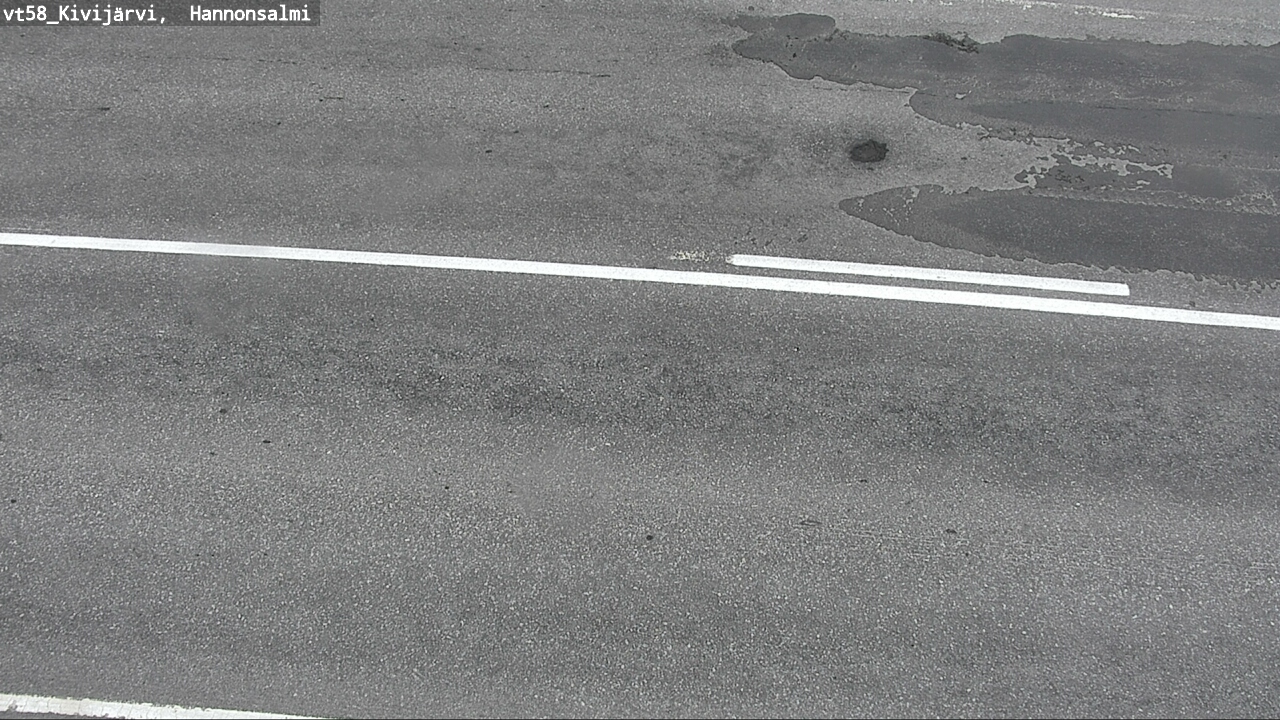 Weather Camera Image Väg 58 Kivijärvi, Hannonsalmi, Kivijärvi, Keski-Suomi