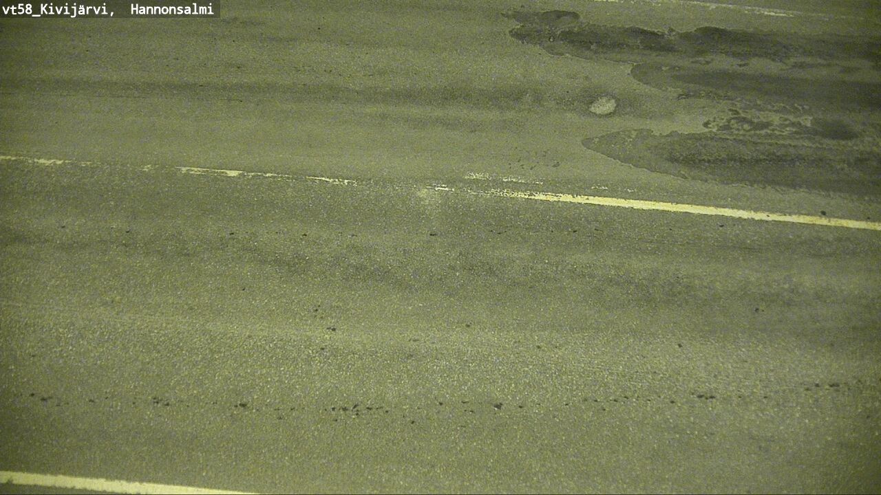 Weather Camera Image Road 58 Kivijärvi, Hannonsalmi, Kivijärvi, Keski-Suomi