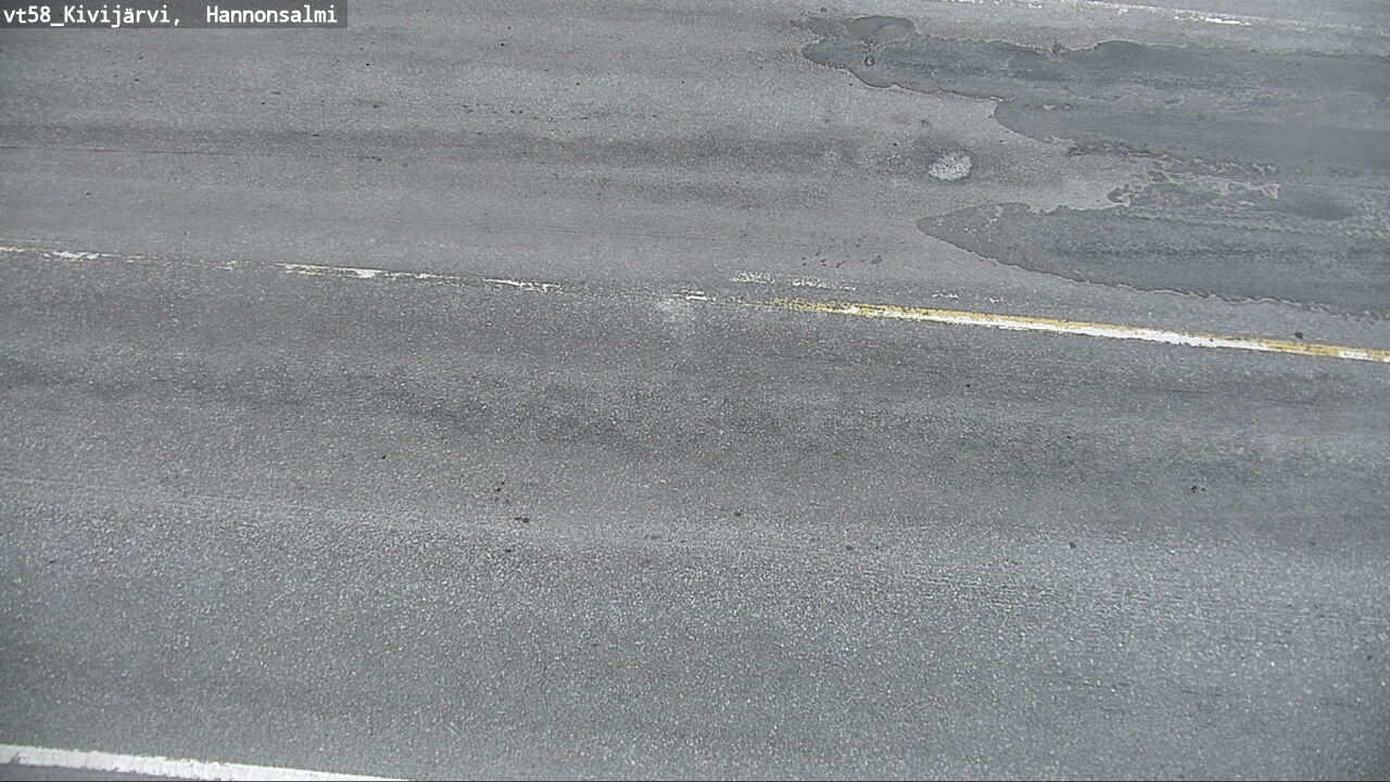 Weather Camera Image Väg 58 Kivijärvi, Hannonsalmi, Kivijärvi, Keski-Suomi