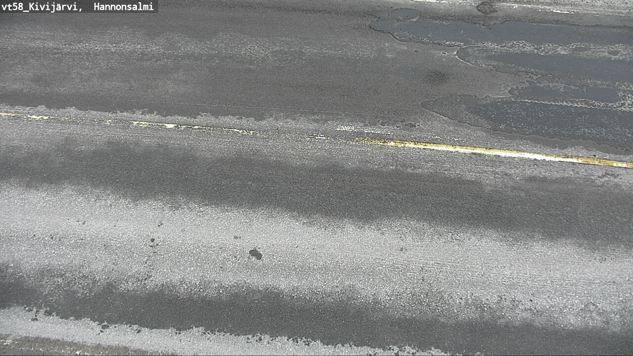 Weather Camera Image Road 58 Kivijärvi, Hannonsalmi, Kivijärvi, Keski-Suomi