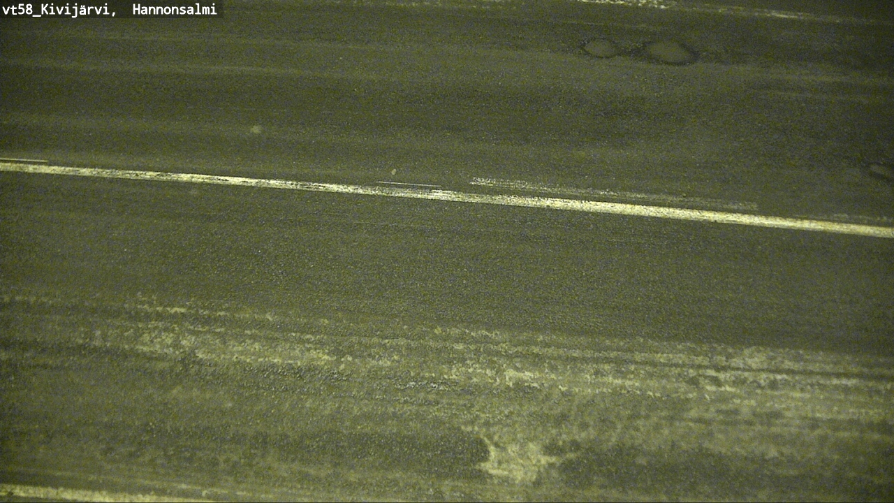 Weather Camera Image Väg 58 Kivijärvi, Hannonsalmi, Kivijärvi, Keski-Suomi
