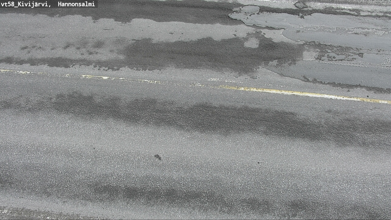 Weather Camera Image Road 58 Kivijärvi, Hannonsalmi, Kivijärvi, Keski-Suomi