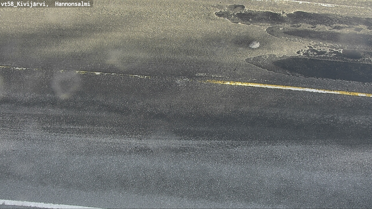 Weather Camera Image Road 58 Kivijärvi, Hannonsalmi, Kivijärvi, Keski-Suomi