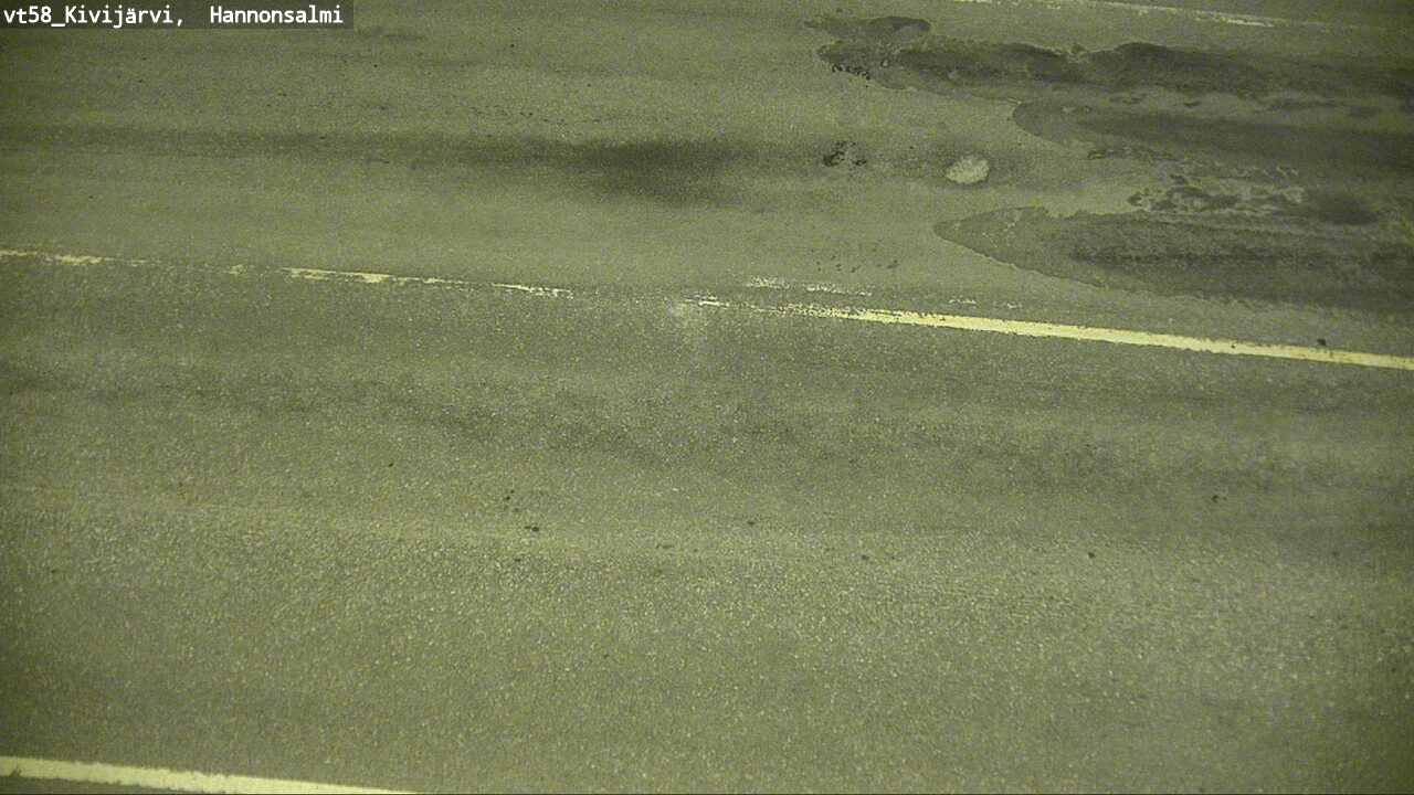 Weather Camera Image Road 58 Kivijärvi, Hannonsalmi, Kivijärvi, Keski-Suomi