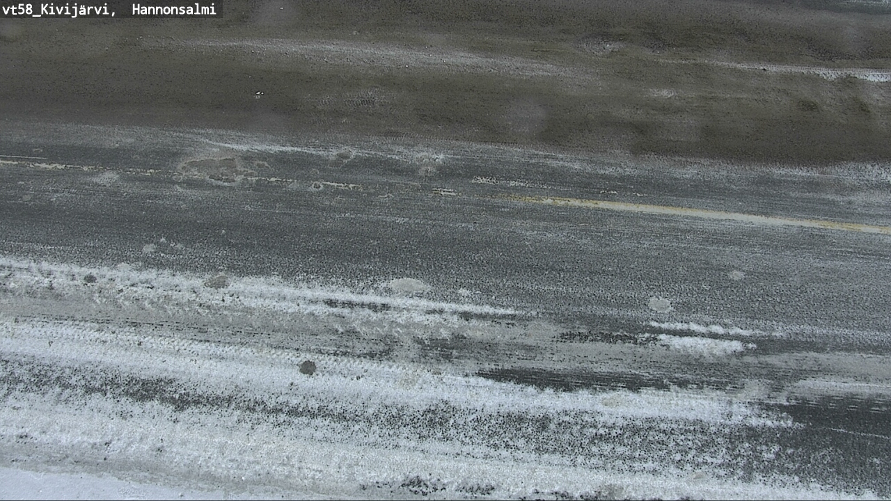 Weather Camera Image Road 58 Kivijärvi, Hannonsalmi, Kivijärvi, Keski-Suomi
