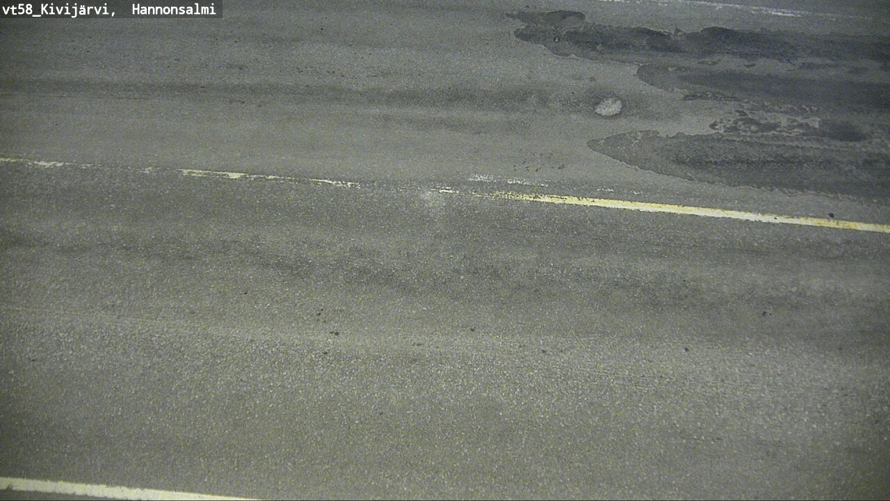 Weather Camera Image Road 58 Kivijärvi, Hannonsalmi, Kivijärvi, Keski-Suomi