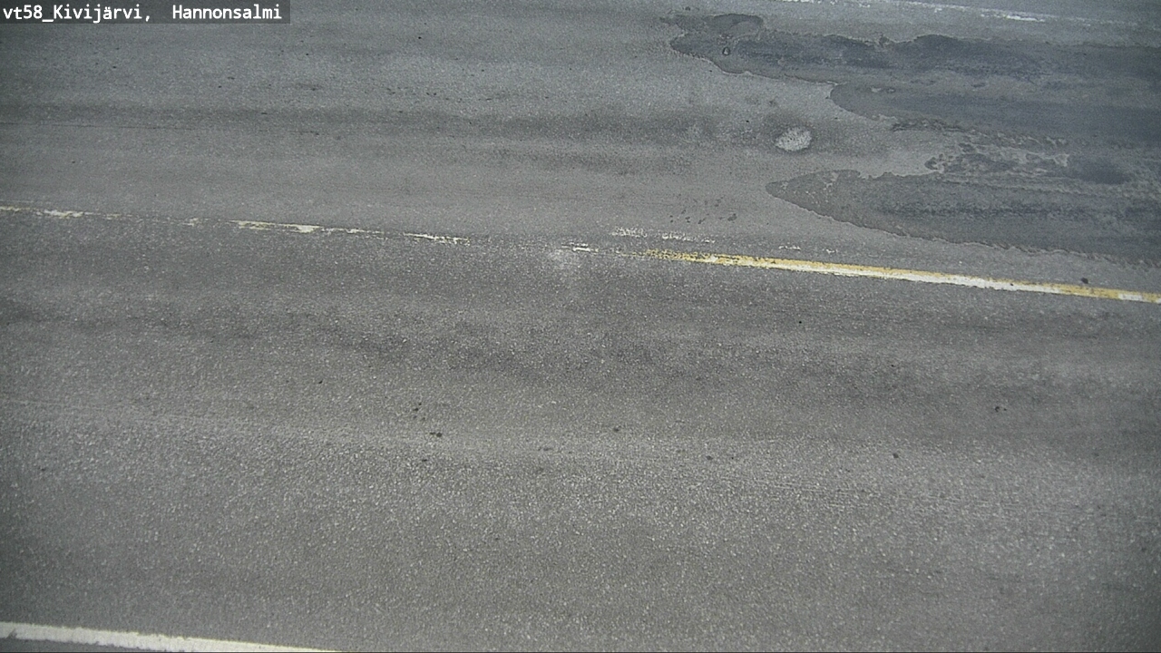 Weather Camera Image Road 58 Kivijärvi, Hannonsalmi, Kivijärvi, Keski-Suomi