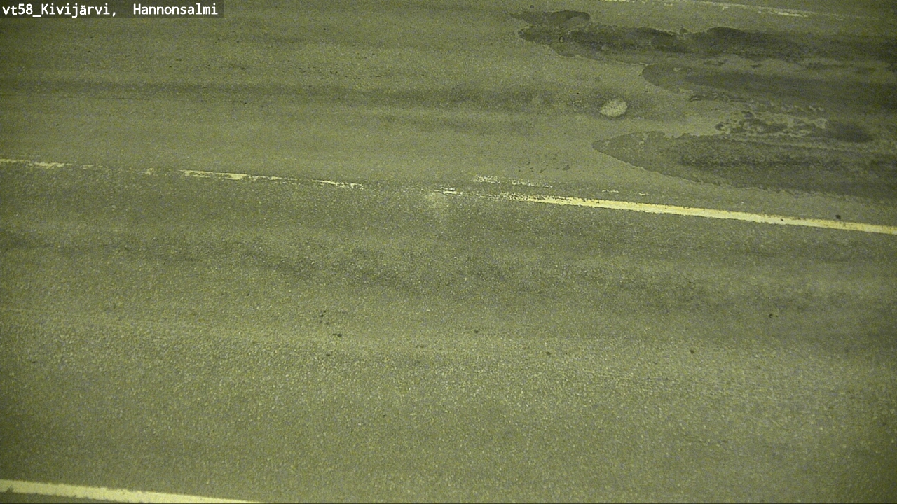 Weather Camera Image Road 58 Kivijärvi, Hannonsalmi, Kivijärvi, Keski-Suomi