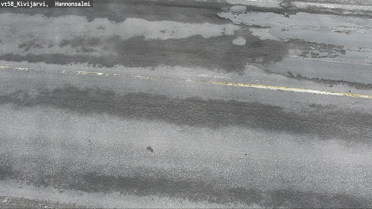 Weather Camera Image Road 58 Kivijärvi, Hannonsalmi, Kivijärvi, Keski-Suomi