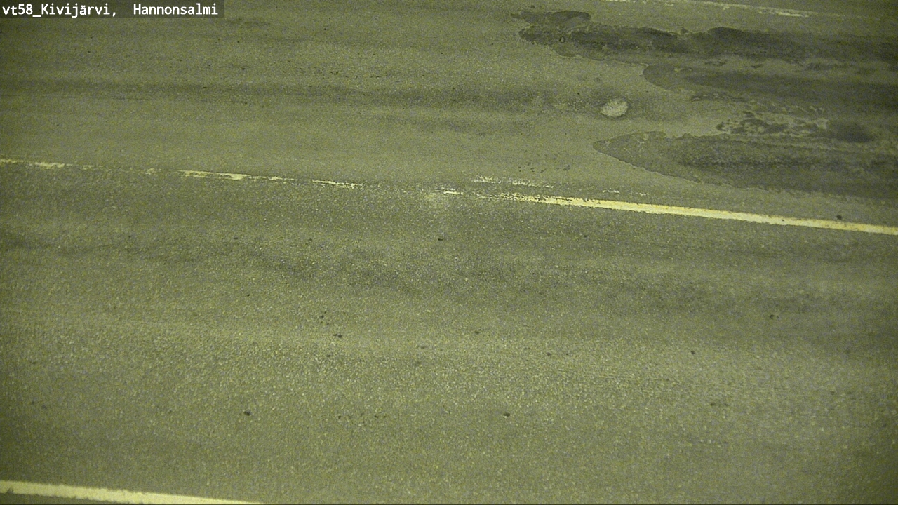 Weather Camera Image Road 58 Kivijärvi, Hannonsalmi, Kivijärvi, Keski-Suomi
