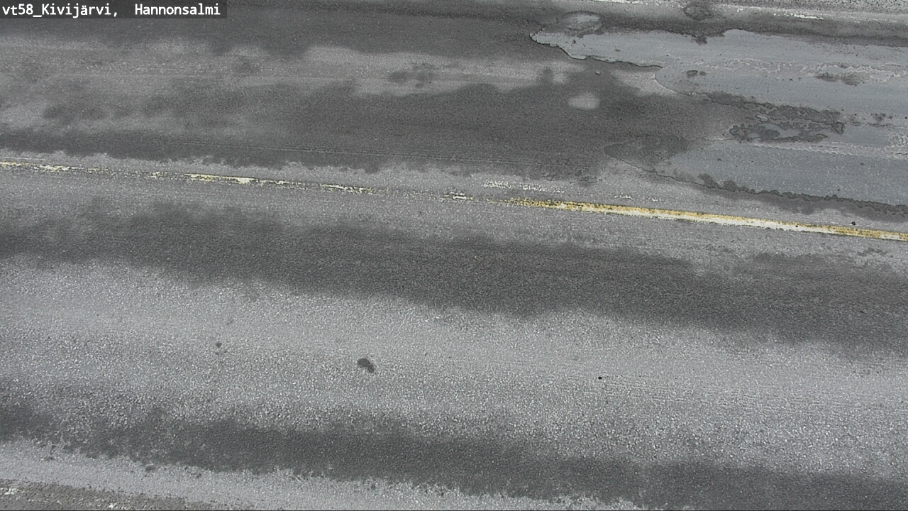 Weather Camera Image Road 58 Kivijärvi, Hannonsalmi, Kivijärvi, Keski-Suomi