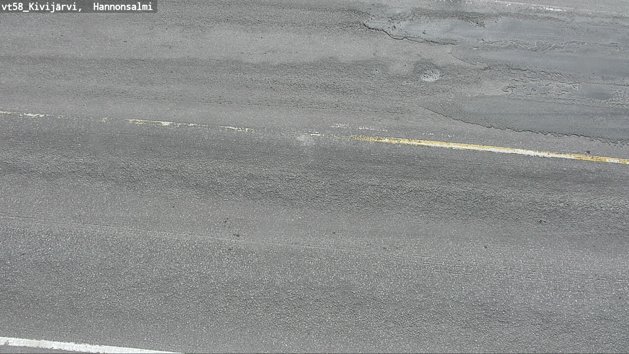 Weather Camera Image Road 58 Kivijärvi, Hannonsalmi, Kivijärvi, Keski-Suomi