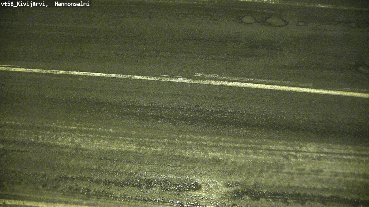 Weather Camera Image Road 58 Kivijärvi, Hannonsalmi, Kivijärvi, Keski-Suomi