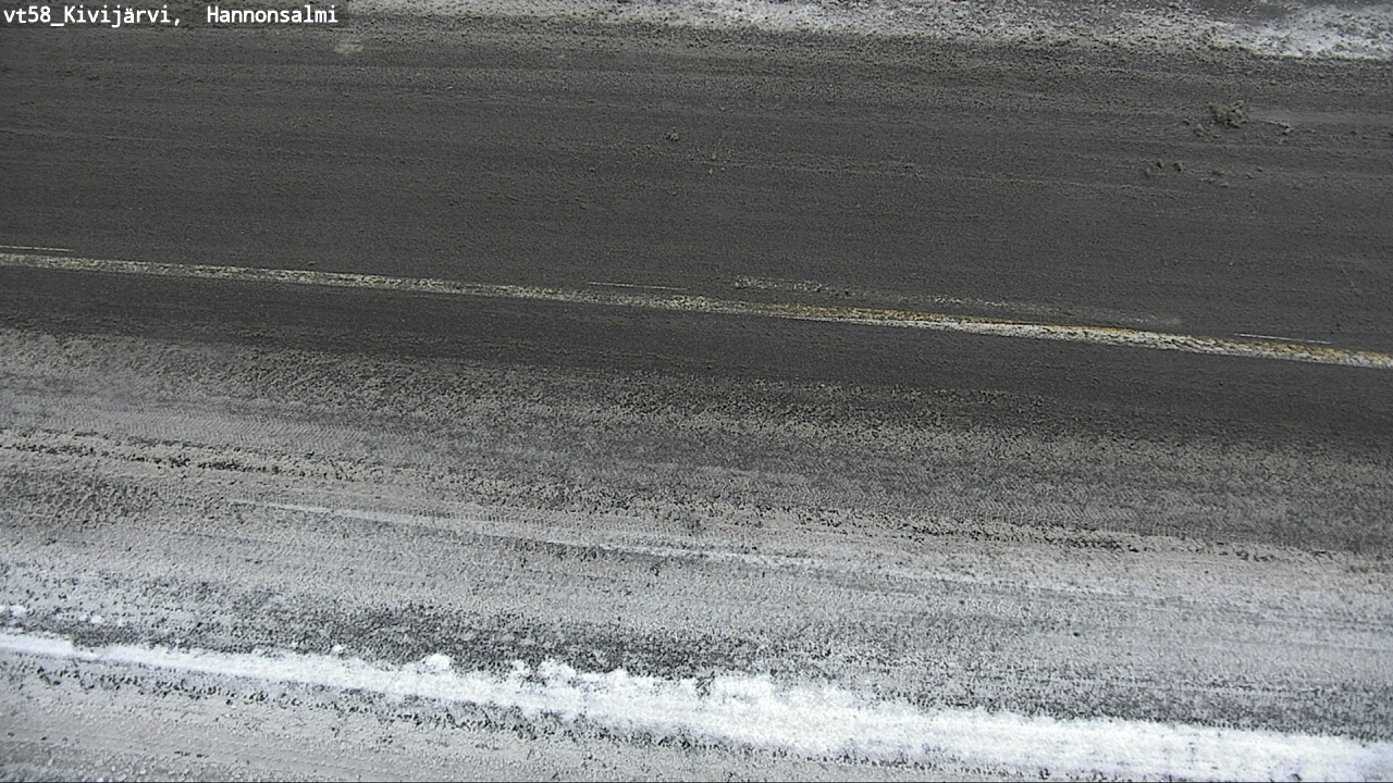 Weather Camera Image Väg 58 Kivijärvi, Hannonsalmi, Kivijärvi, Keski-Suomi