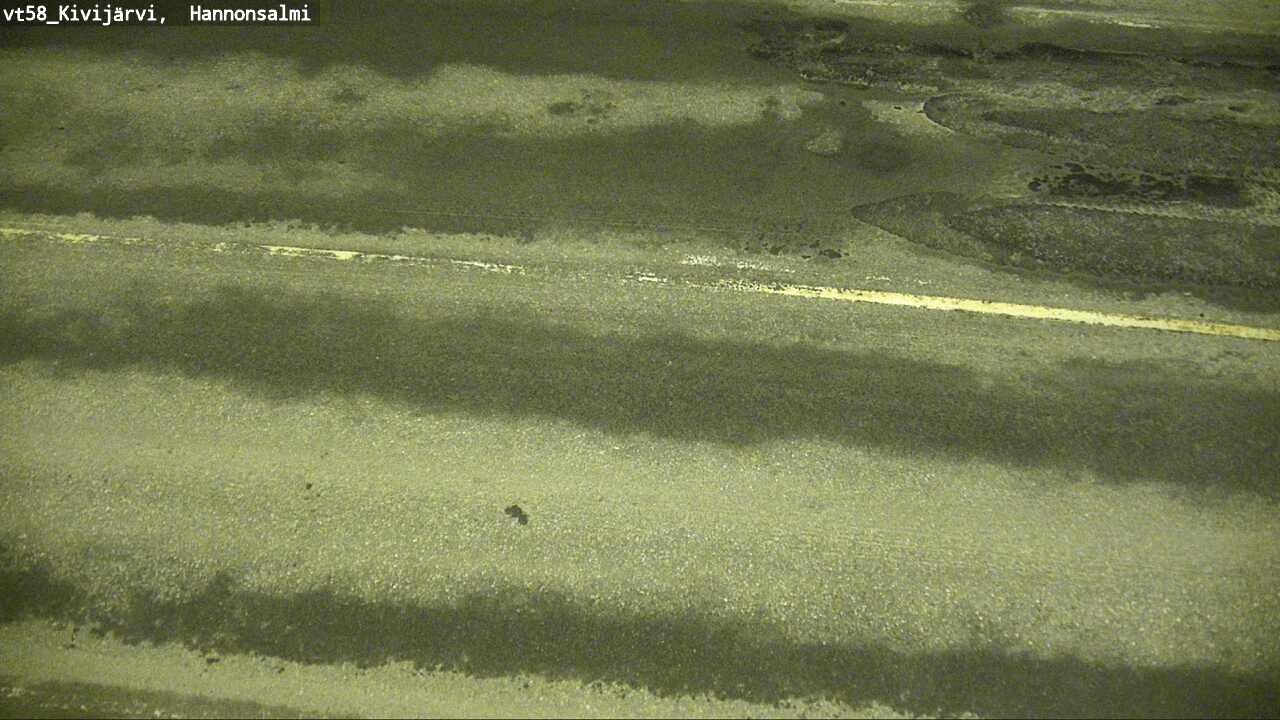 Weather Camera Image Road 58 Kivijärvi, Hannonsalmi, Kivijärvi, Keski-Suomi