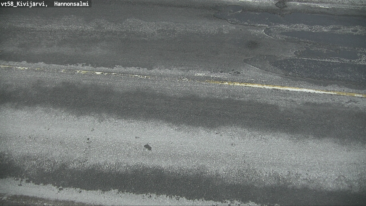 Weather Camera Image Road 58 Kivijärvi, Hannonsalmi, Kivijärvi, Keski-Suomi